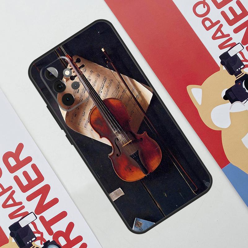 Музыкальный футляр для скрипки для Samsung Galaxy A36 A35 A55 A06 A16 A26 A56 A53 A32 A52 A33 A13 A14 A34 A54 A17 A15