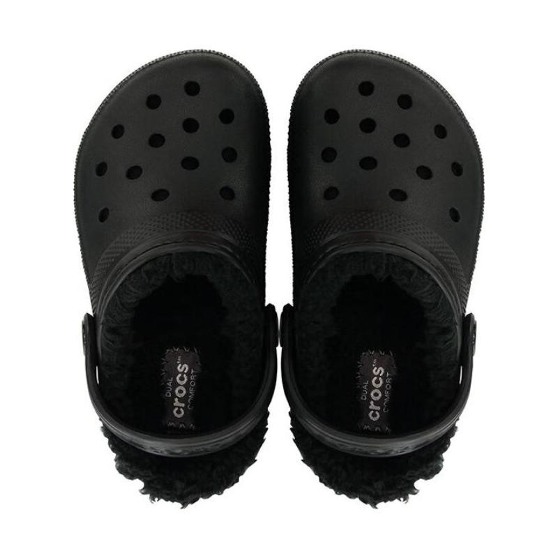 Crocs Удобные и универсальные нескользящие легкие детские сандалии, детская модель черного цвета