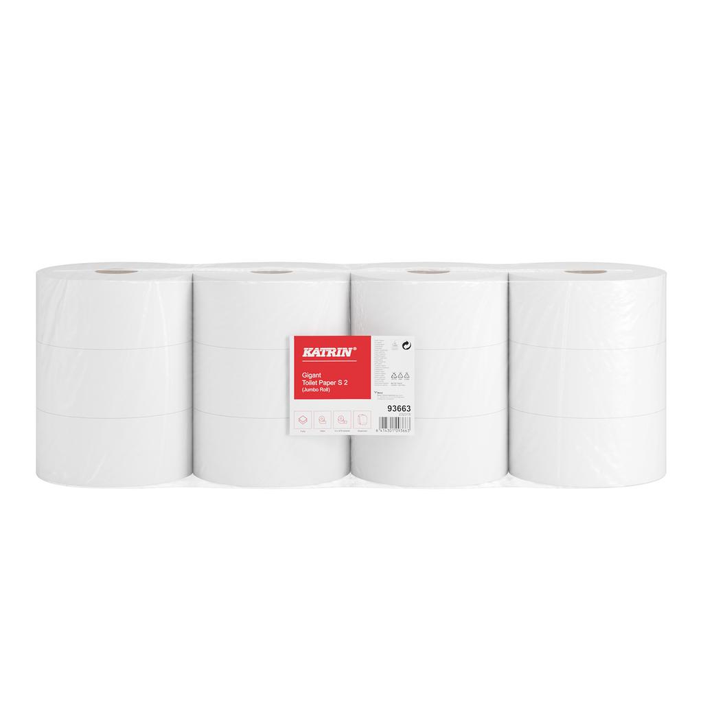 Katrin Papier Toaletowy Jumbo S 100 M, 2 Warstwowy