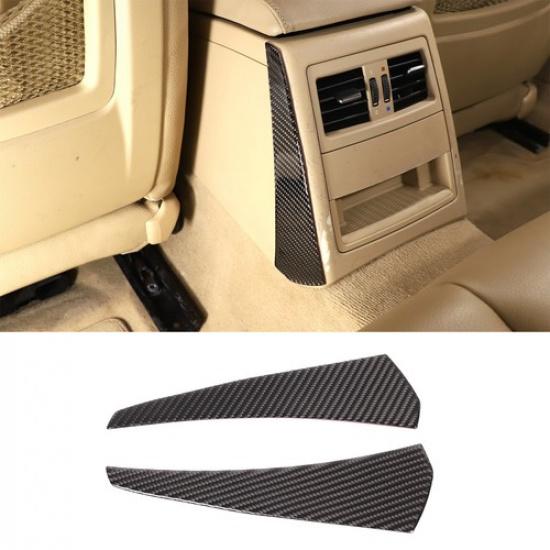 Carbon Interior Rear Air Vent Side Panel Trim Cover For BMW 3 Series E90 05-12