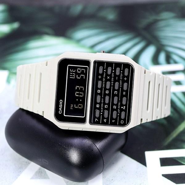 Casio CA-53WF-8B Мужские электронные часы с банком данных и калькулятором