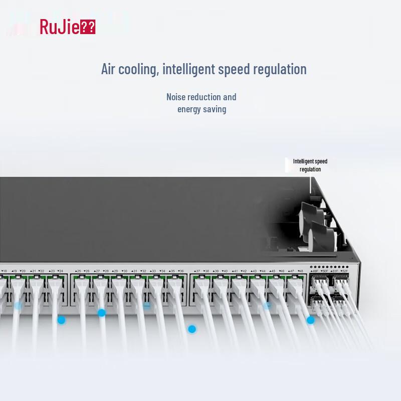 Ruijie RG-S2906 Series 48-Port Gigabit Managed Enterprise Switch with 4x 2.5G SFP+