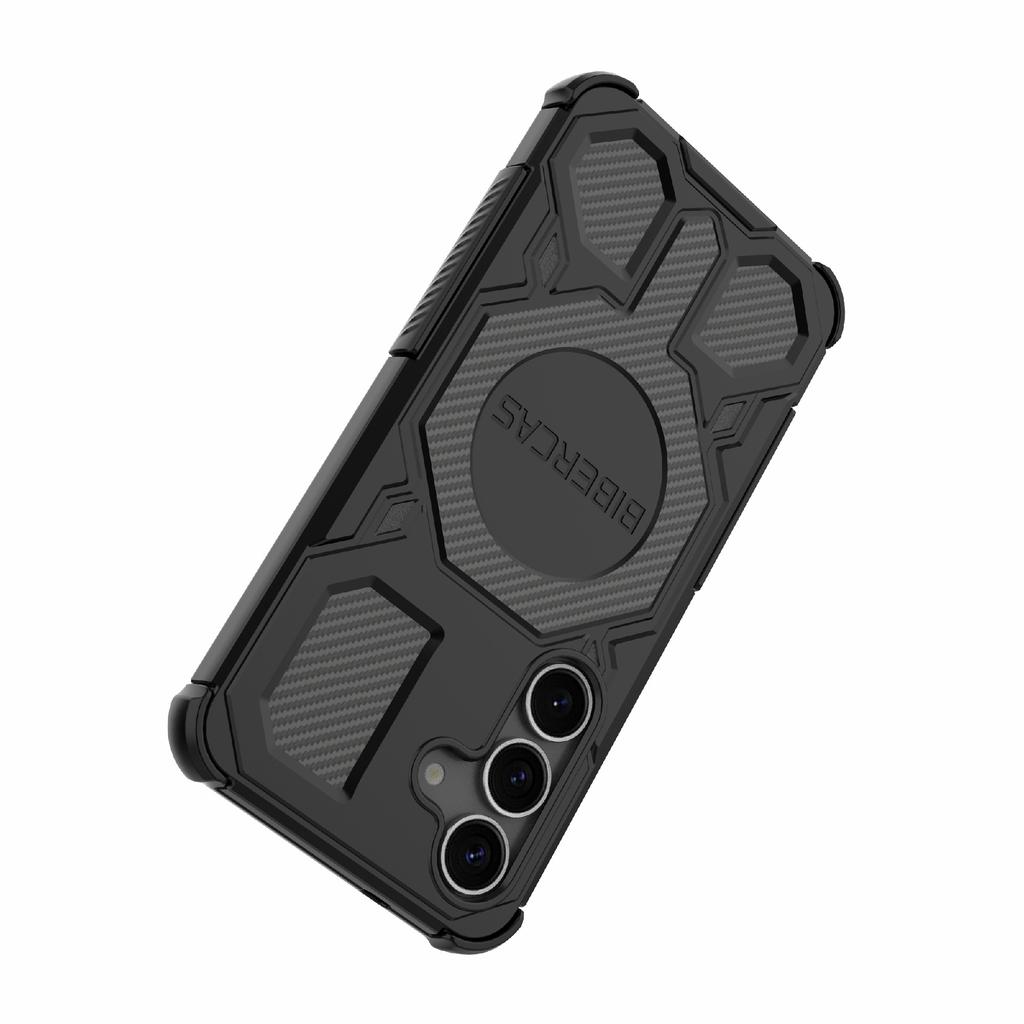 BIBERCAS J-16 Series For Samsung Galaxy S25+ Case Compatible with MagSafe Anti Drop TPU+PC Phone Cover