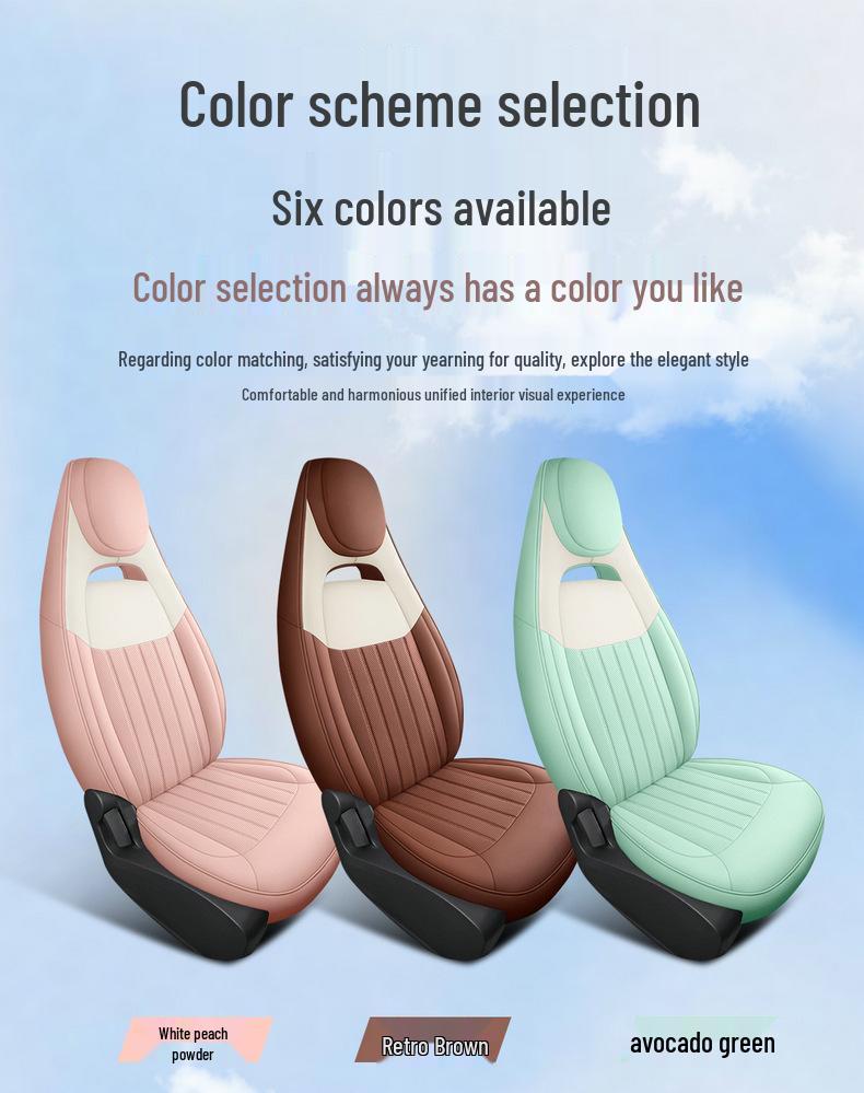 Wuling Hongguang Mini EV All-Season Leather Car Seat Cover