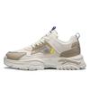 Spring fashion sports shoes leather comfortable non-slip versatile low-top lace-up casual running shoes men's shoes