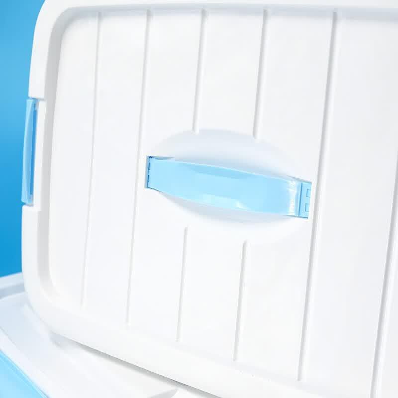 HAISIDICK gnjz-7368 Clear Plastic Storage Bins Set