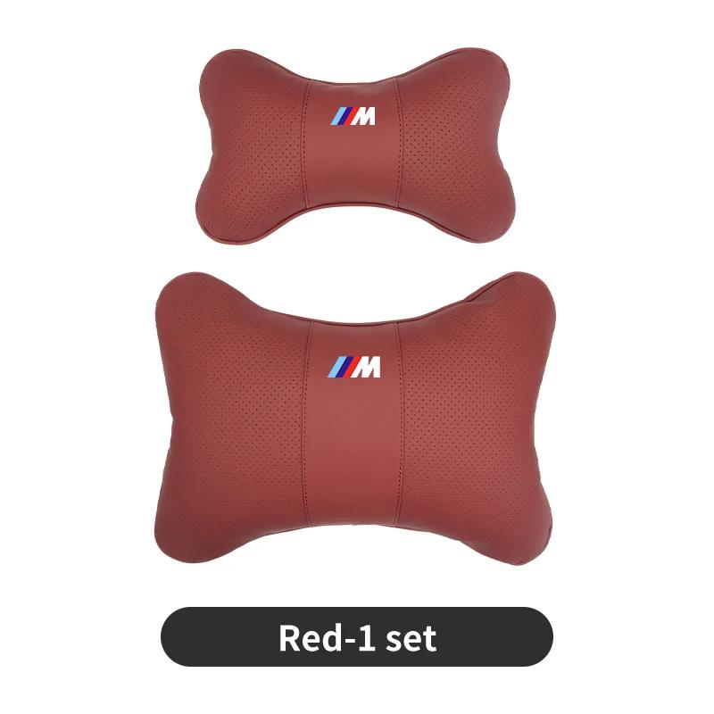 Car Sticker 2025 Hot Car Styling Headrest Lumbar Neck Pillow Waist Cushion Backrest For BMW M1 M2 M3 X3M X4M X5M X6M X1 X7 E30 E