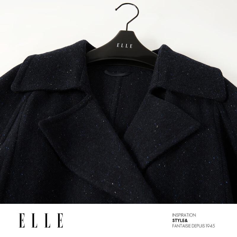 ELLE Двустороннее пальто из шерсти мериноса