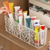 Multi Functional Makeup Brush Storage Tube Transparent Divided Storage Pen Holder  Living Room