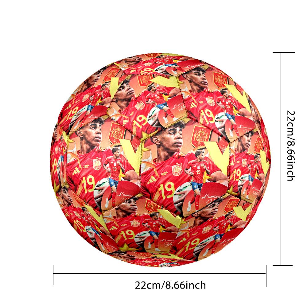 Lamine Yamal's Future Football Size 5 Soccer Football Machine-Stitched Indoor/Outdoor Universal Football for Football Accessories