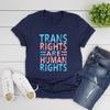 Trans Right Are HuUnisex Rights Shirt LGBTQ Tee Unisex Women Short Sleeve Tshirts Vintage Unisex Streetwear Tshirt Pride Month TShirt