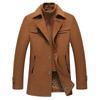 Мужское шерстяное пальто средней длины - 6XL/7XL, Коллекция Осень/Зима 2025