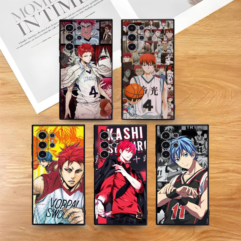 Чехол для телефона с изображением Аниме Kuroko no Basuke для Samsung Galaxy S25 S24 S22 S23 Ultra S21 S20 Plus 5G Матовый Нескользящий Полное Покрытие Мягкий Чехол