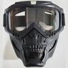 Head-mounted Skull Head Motorcycle Goggles Mouth Filter Motocross Skulls Mask  Lab