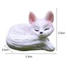 1/3/6Pcs Mini Fox Figurines Resin Miniature Foxes Landscape Fox Figurine Party Favors Garden Home Decor