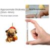 24 Days 2D Acrylic Dog Xmas Tree Decoration Tree Ornament Countdown Calendar for Kids Adults Gifts Dog Christmas Advent 2025