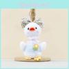 Cute Duck Plush Keychain With Pink Bow For Kids And Bag Decor