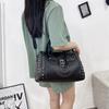 Punk Style New Retro Women's Handbag Fashion Trend Rivet Skull Black Shoulder Women's Bag Bag