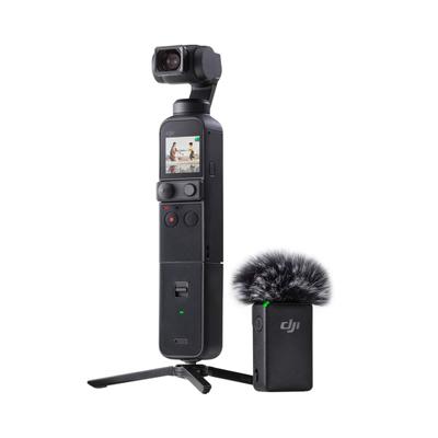 DJI Pocket 2 Creator Combo Gimbal Stabilizer 4K CMOS 64MP Фотосъемка с отслеживанием лиц Видеосъемка для портативной видеокамеры Совместимость с Android iPhone
