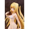 23.5CM Аниме To LOVEru Darkness Конджики но Ями 1/7 Фигурка Белый купальник версия Стоящая модель Игрушка Кукла Фигурка Действия ПВХ