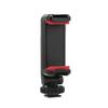 360 Degree Rotation Phone Clip Phone Bracket with Cold Shoe Mount for Microphone Fill Light