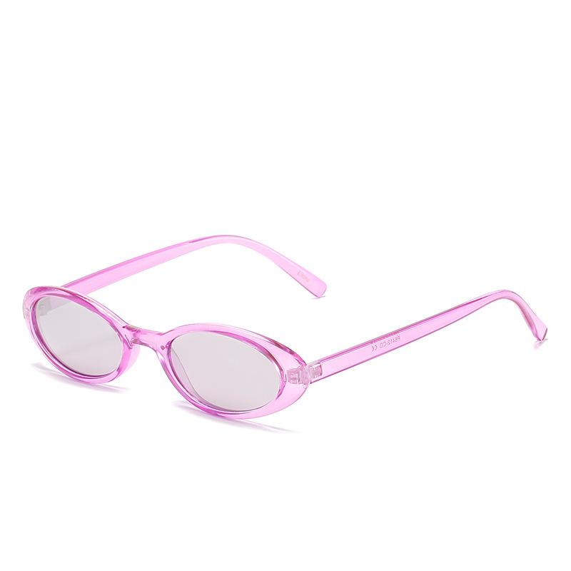 Small frame sunglasses women's oval frame fashion hipster driving hip hop sunglasses European and American glasses