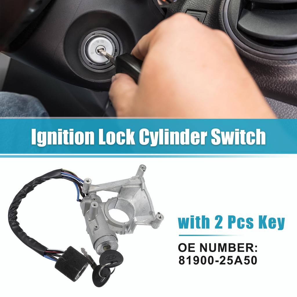 ACROPIX Ignition Lock Cylinder Switch for 3 Pieces Hyundai,