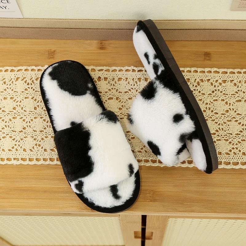 Уютные зимние тапочки для женщин Мягкие нескользящие домашние тапочки Теплые тапочки