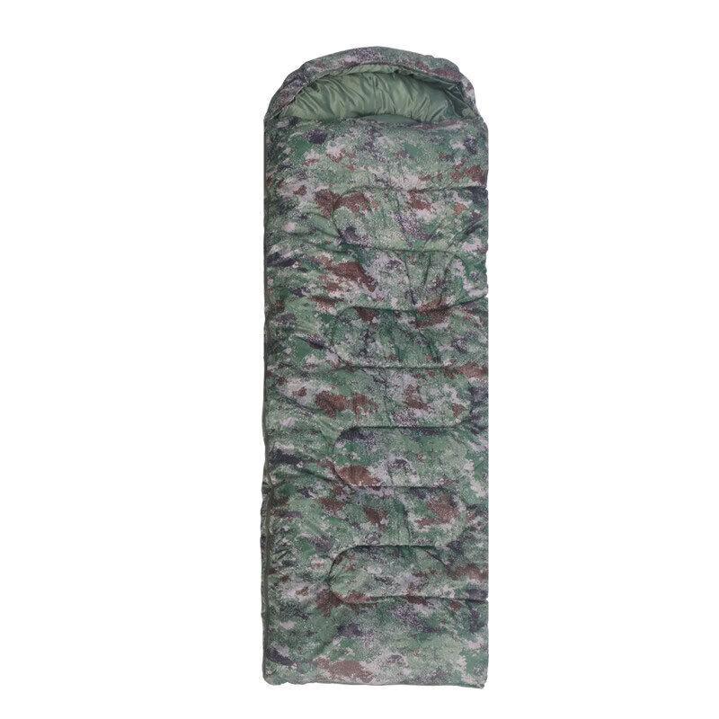 Adult Warm Camouflage Envelope Sleeping Bag