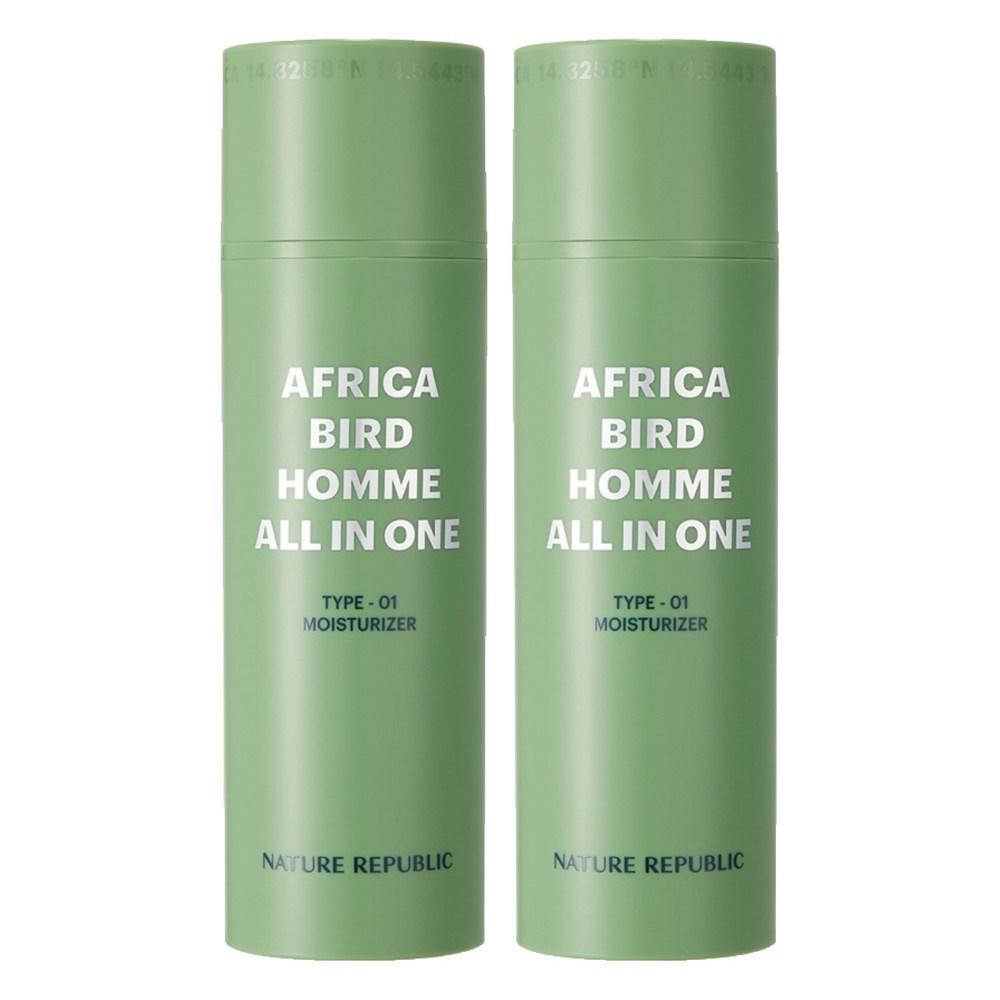 Nature Republic Africa Bird Homme All-in-One Moisturizer 150ml 2 pcs