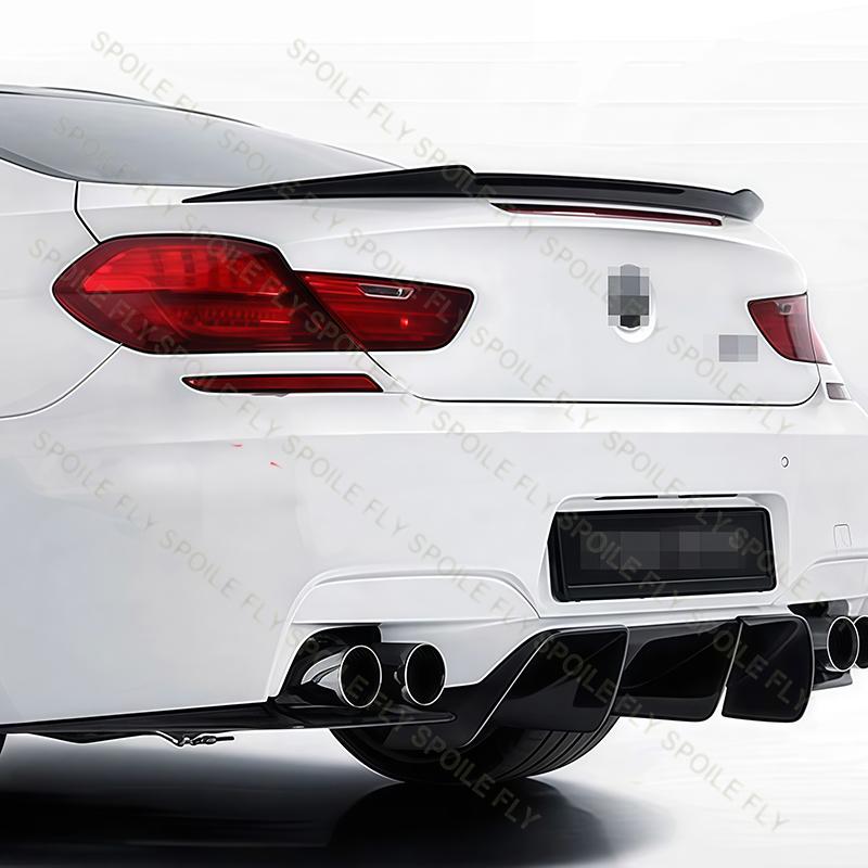 Для BMW 6 серии F06 Gran Coupe 4-дверный и F13 Coupe 2-дверный 2011-2018 годов, стиль M4, высококачественный АБС-пластик, задний спойлер автомобиля, глянцевый черный