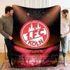 FC Köln Stadium Starry Sky Fan Print Fleece Blanket, Soft Warm Throw Blanket for Sofa Bed Football Fan Gift