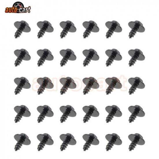 30Pcs Fender Liner Under Cover Bumper Cover Screw For Toyota Lexus 90159-60496