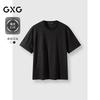 Мужская повседневная футболка GXG с коротким рукавом, двусторонняя, с жаккардовой текстурой, с круглым вырезом
