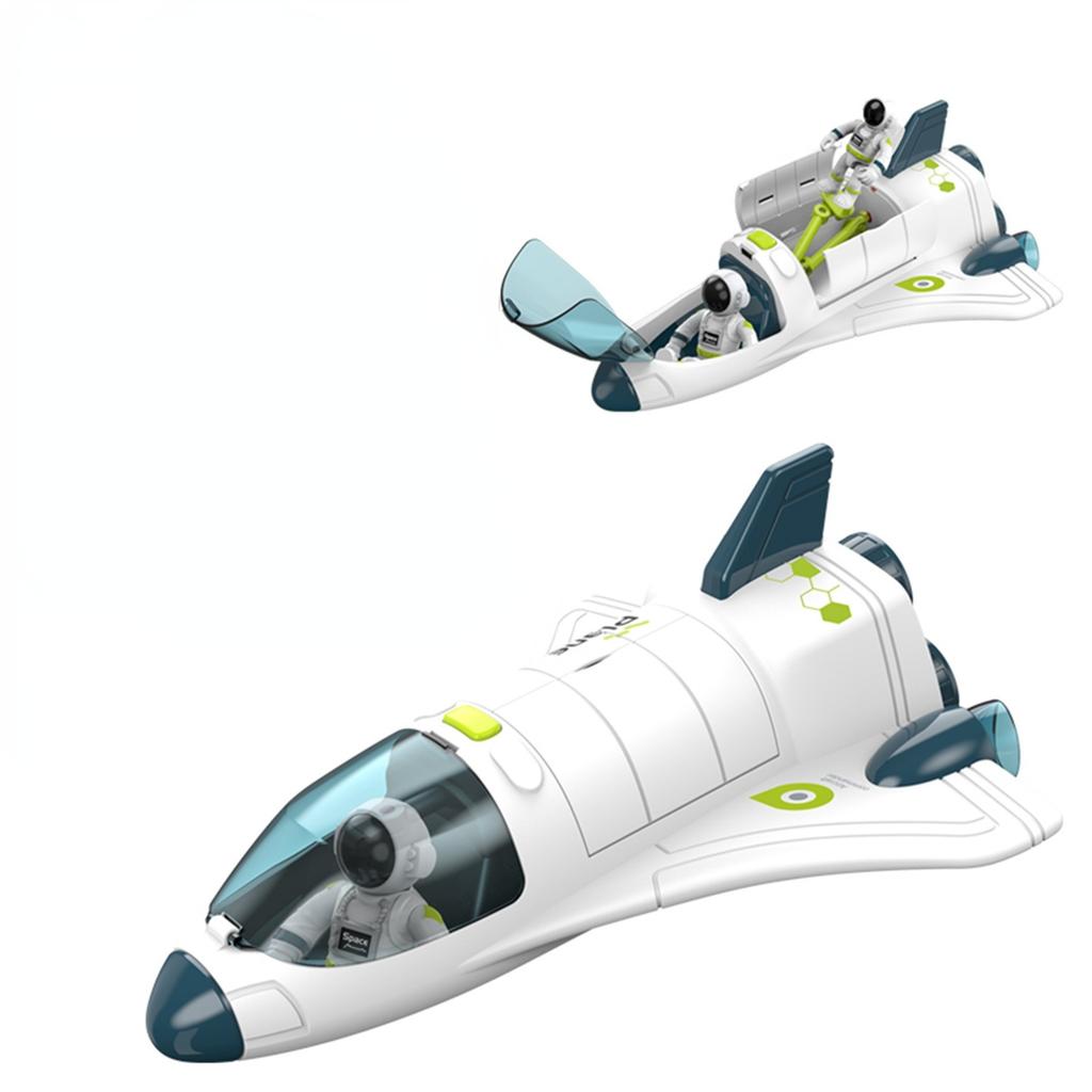 Acousto Optic Space Rocket Toy Астронавт Космический корабль Игрушки Модель Шаттл Космическая станция Ракета Авиационная серия Игрушки Мальчик Подарок