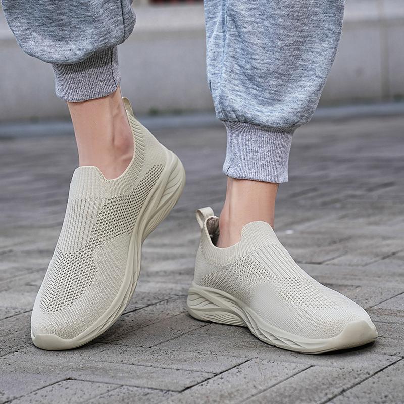 Fashion Men's Sneakers High Quality Mesh Elastic Lightweight Hiking Sports Hot Selling Casual Shoes for Men Autumn Mens Running Shoes