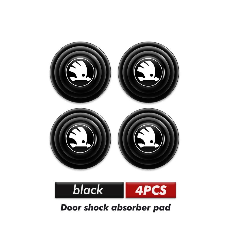 AAABT1 Car Door Shock Absorbing Pad Car Trunk Shock Insulation Pad For Skoda Octavia A5 A7 RS Fabia Superb Rapid Karoq