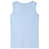 Débardeur enfant bleu doux mélangé 92/104/116/128/140
