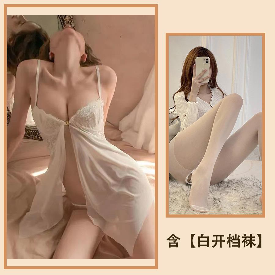 Эротическое нижнее белье, Маленький стальной поднос для груди, Подтяжки для сбора, Сексуальная сетчатая ночная рубашка, Соблазнение, Страсть, Сексуальный пижамный комплект