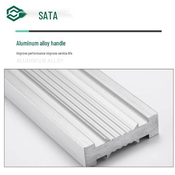 SATA Tools Стальная прямая линейка с алюминиевой ручкой - 200 мм/300 мм