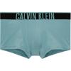 Color Block Letter Jacquard Comfortable Low Rise Boxer Briefs Men Underwear Mint-Blue NB3836-L8P