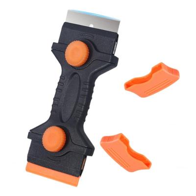 Скребок для стекла, двухсторонний скребок для очистки, многоцелевой инструмент для снятия краски, скребок для очистки наклейки на окно