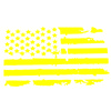 Car Hood Bonnet Cover Sticker Racing Stripe American Flag Graphic Vinyl Decals Decoration Accessories For Jeep Wrangler JK TJ YJ