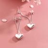 Женские серьги-подвески Love Heart, ювелирные изделия в форме сердца, серьги-кисточки с цепочкой, подарочные украшения для вечеринок