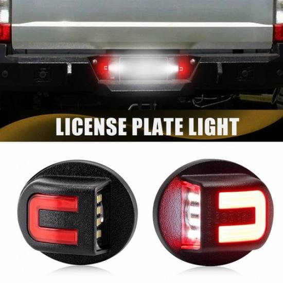 LED Plate Rear License Light Tag Bumper For Lamp Assembly Ford F150 F350 F250