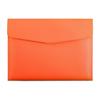 Leather Leather File Folder Large Capacity Briefcase Stationery Dustproof Document Bag  Women Men