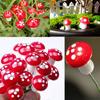 50PCS Mini Mushroom Decoration Miniature Garden Crafts Small Artificial Mushroom