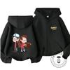 Outdoor Winter Vintage Wash Gravity Falls Zip Hoodie Children Retro Hooded Jacket