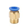 Metric Thread Pneumatic Quick Connector for Air Tubes - PC6/8/10/12-M8/10/12/16