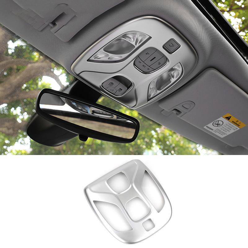 Для Jeep Compass 2th 2017 2018 ABS карбоновый автомобильный передний светильник для чтения, чехол, рамка, отделка, наклейка, украшение